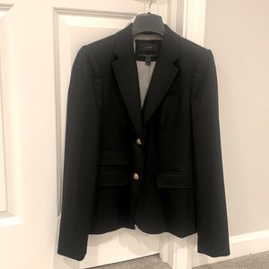 J Crew vintage Schoolboy blazer, Size 0, NWOT, Black w/ gold buttons Never Worn!